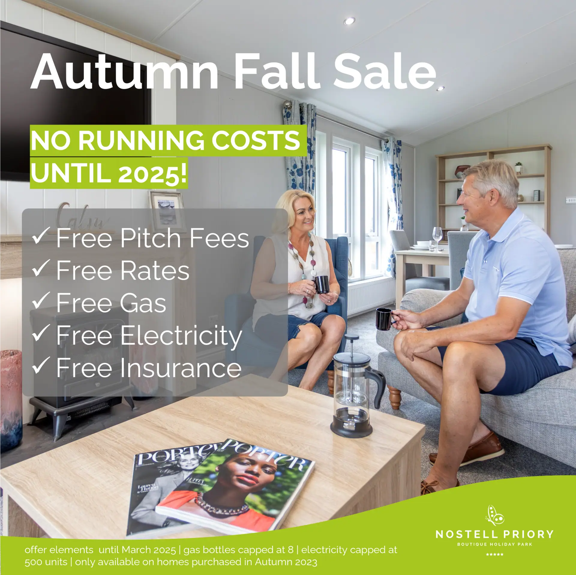 Nostell Priory Autumn Fall Summer Sale Square