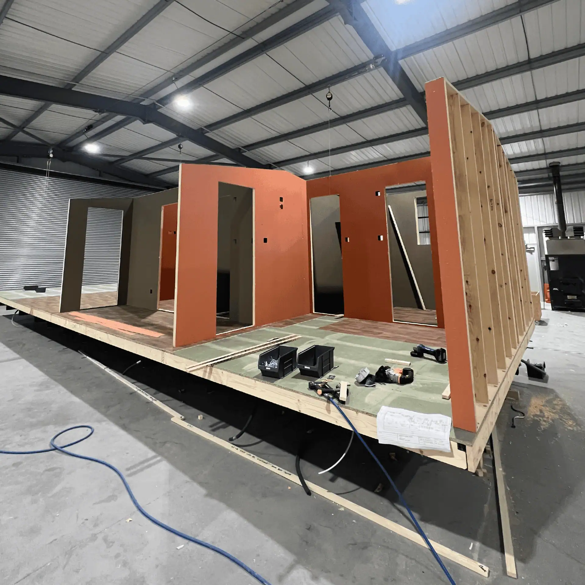 NP – The Inspire Lodge-04 close-up of sink and tap with water pouring out the tap.