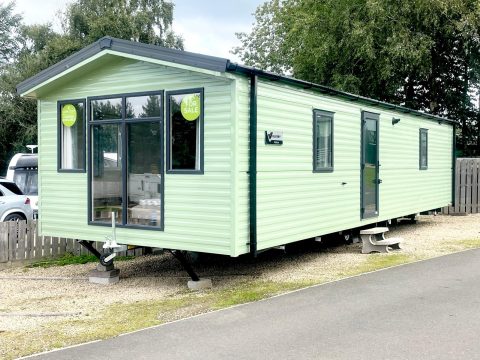 Willerby Malton 2021 outside the holiday home